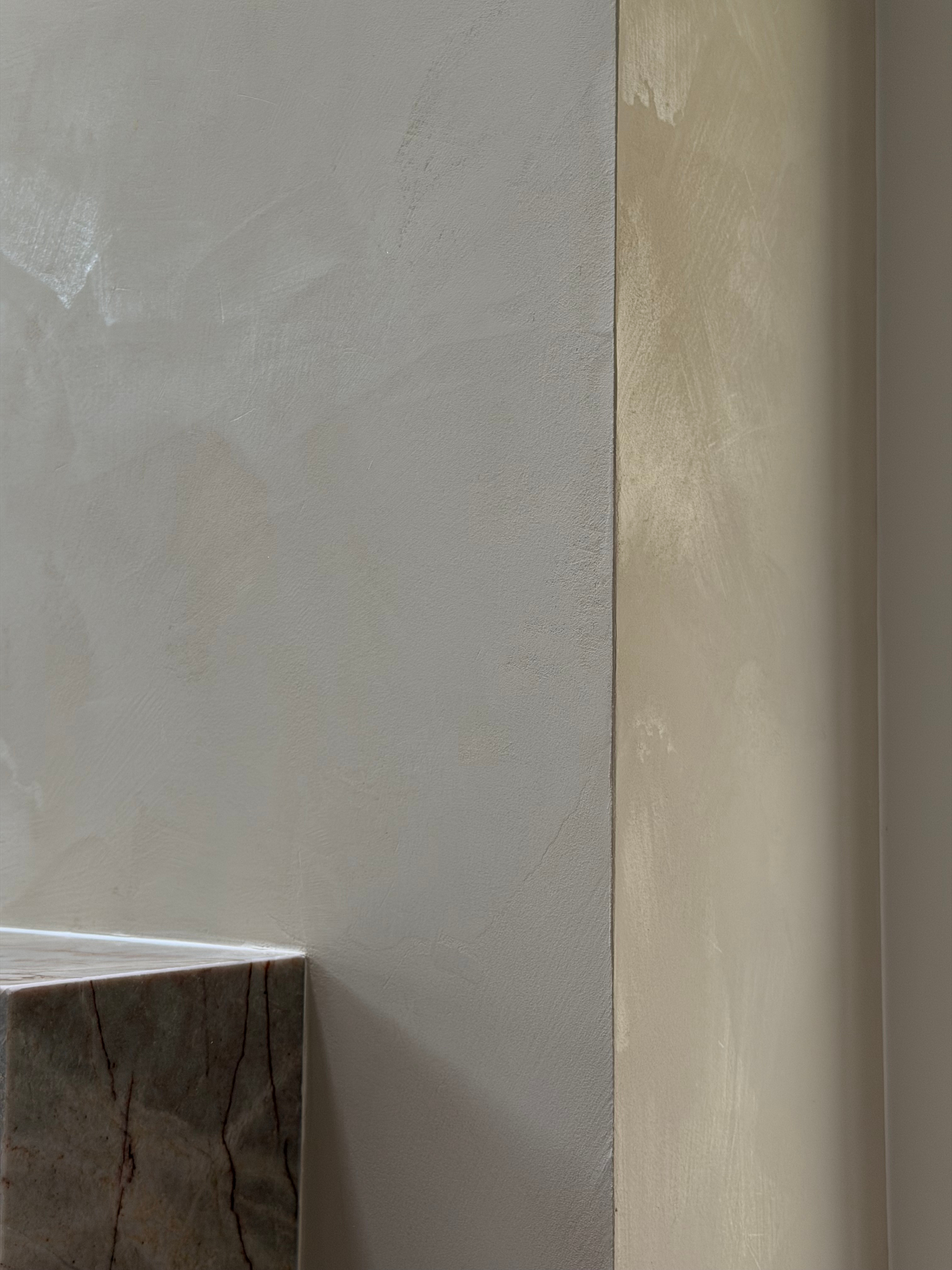 Limestone Plaster application 2